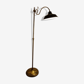 Brass and enamel lamppost