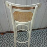 3 high bar cane chairs