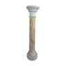 Marble column in three parts