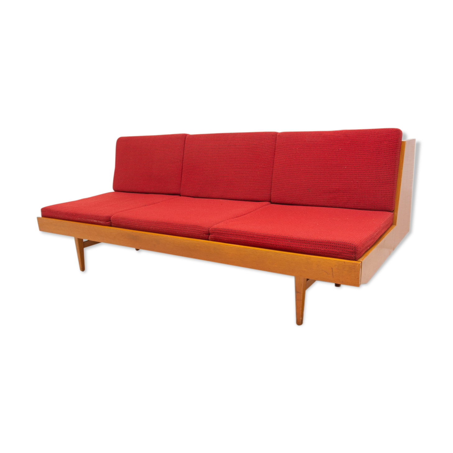 Canapé pliant du milieu du siècle, années 1960, Tchécoslovaquie