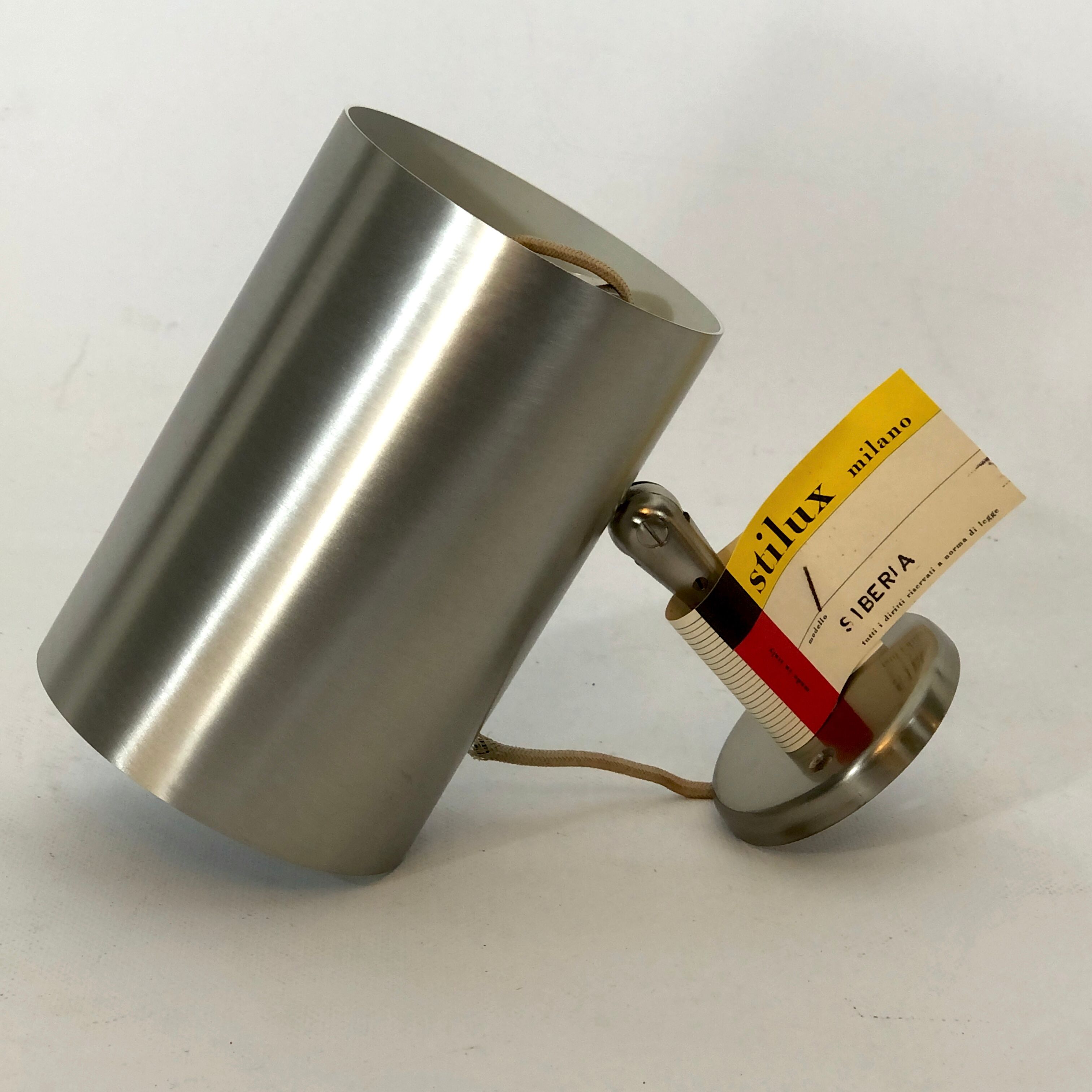 Stilux Milano, Stock Fund wall lamp model Siberia. 1960s