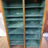 curtained filing cabinet