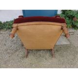 Church red velvet Chair