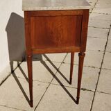 Marquetry bedside table