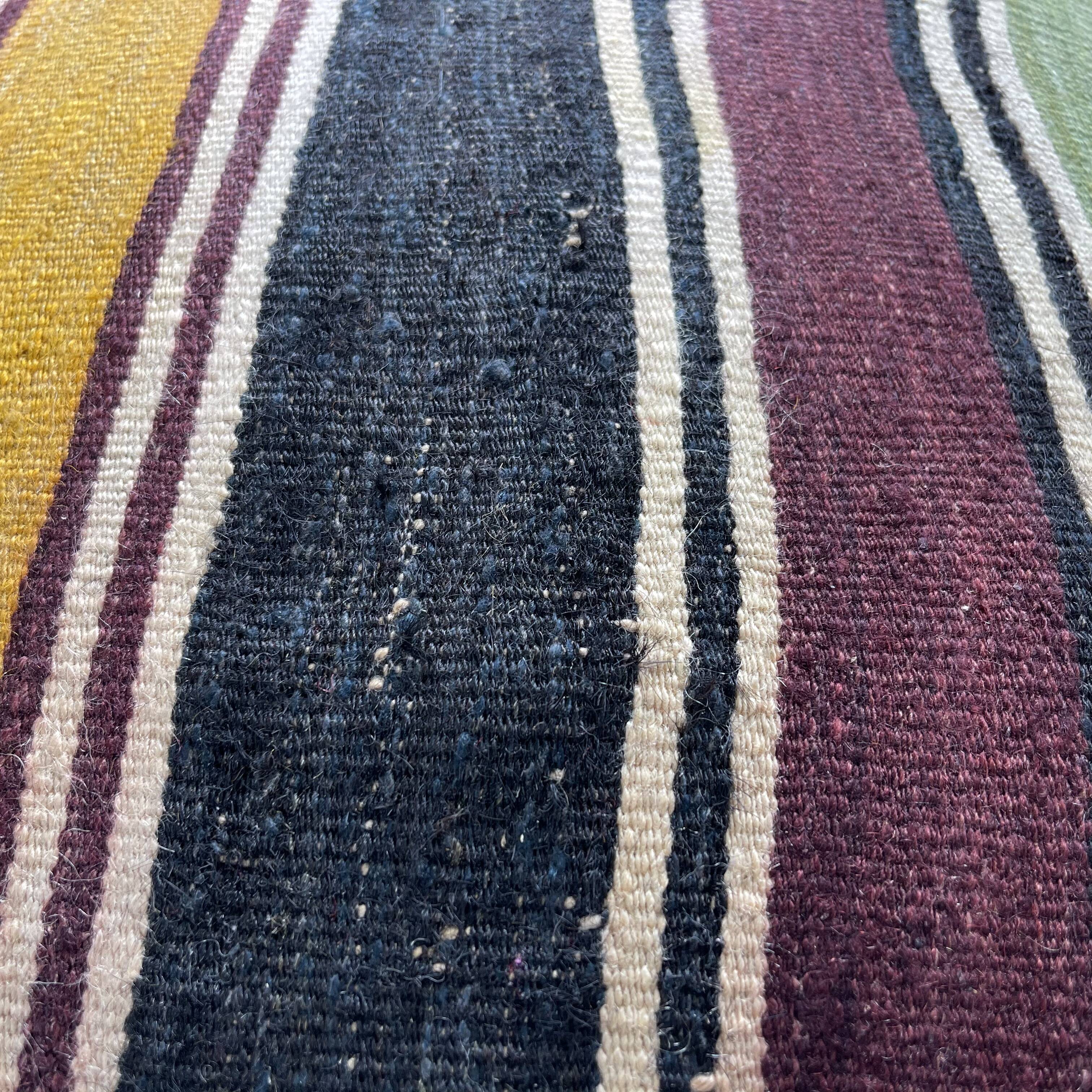 Vintage turkish kilim cushion cover , 60 x 60 cm