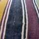 Vintage turkish kilim cushion cover , 60 x 60 cm