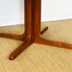 Scandinavian round teak dining table 1960