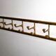 Art-Deco brass Coat Rack & one Hanger, France, 1940s