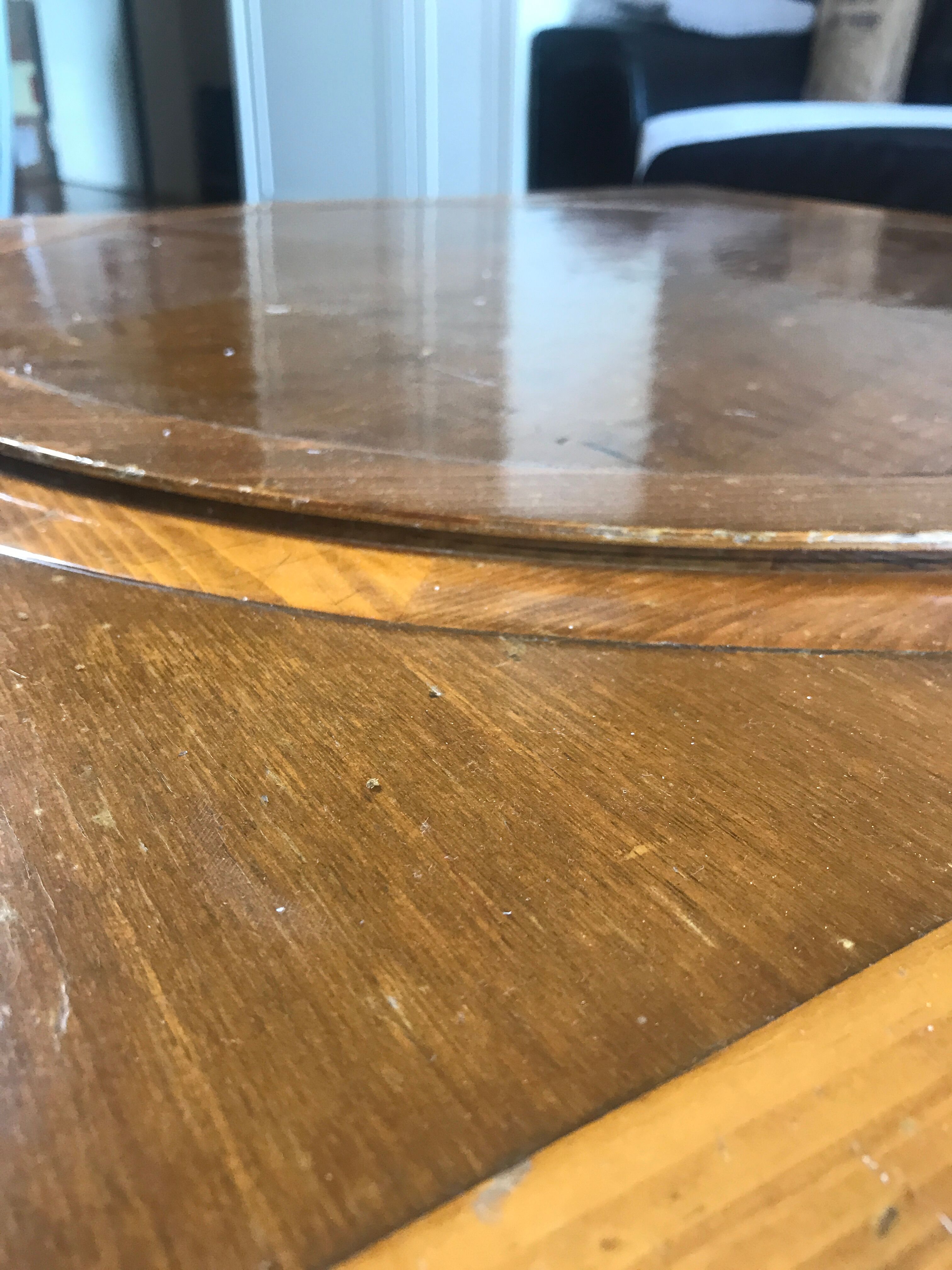 Table basse en bois d'époque Weiman
