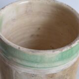 Antique ceramic cylinder vase