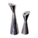 Pair of Swan candlesticks by Matthew Hilton, England, 1980
