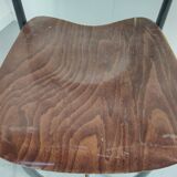 Lot 4 industrial bar stools 70s