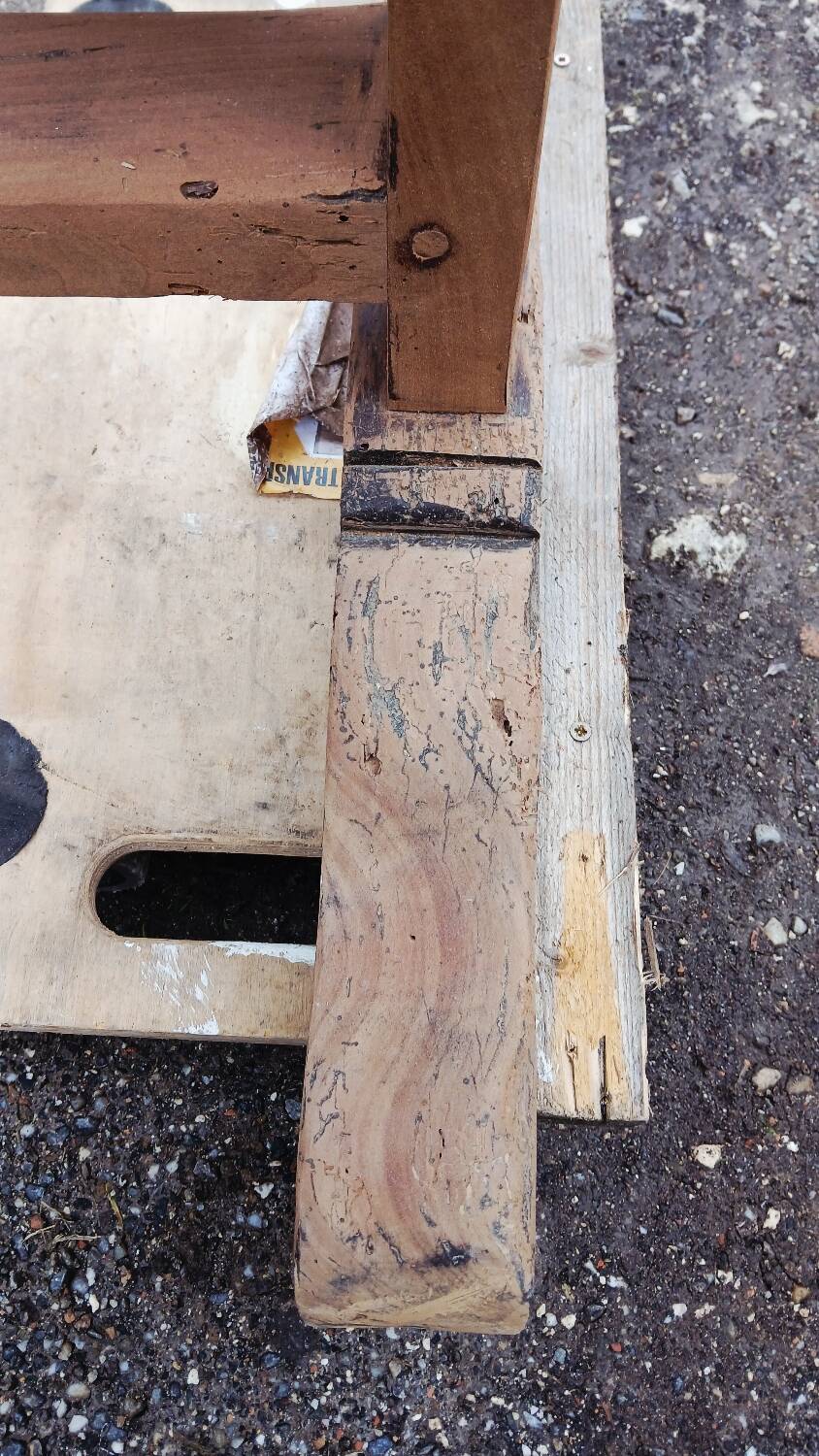 Cherry wood harvest table