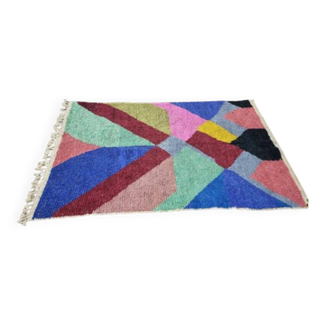 Moroccan wool rug from Oued Zam