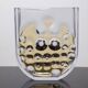 Large cut-glass vase by Ladislav Oliva, Exbor, circa 1970