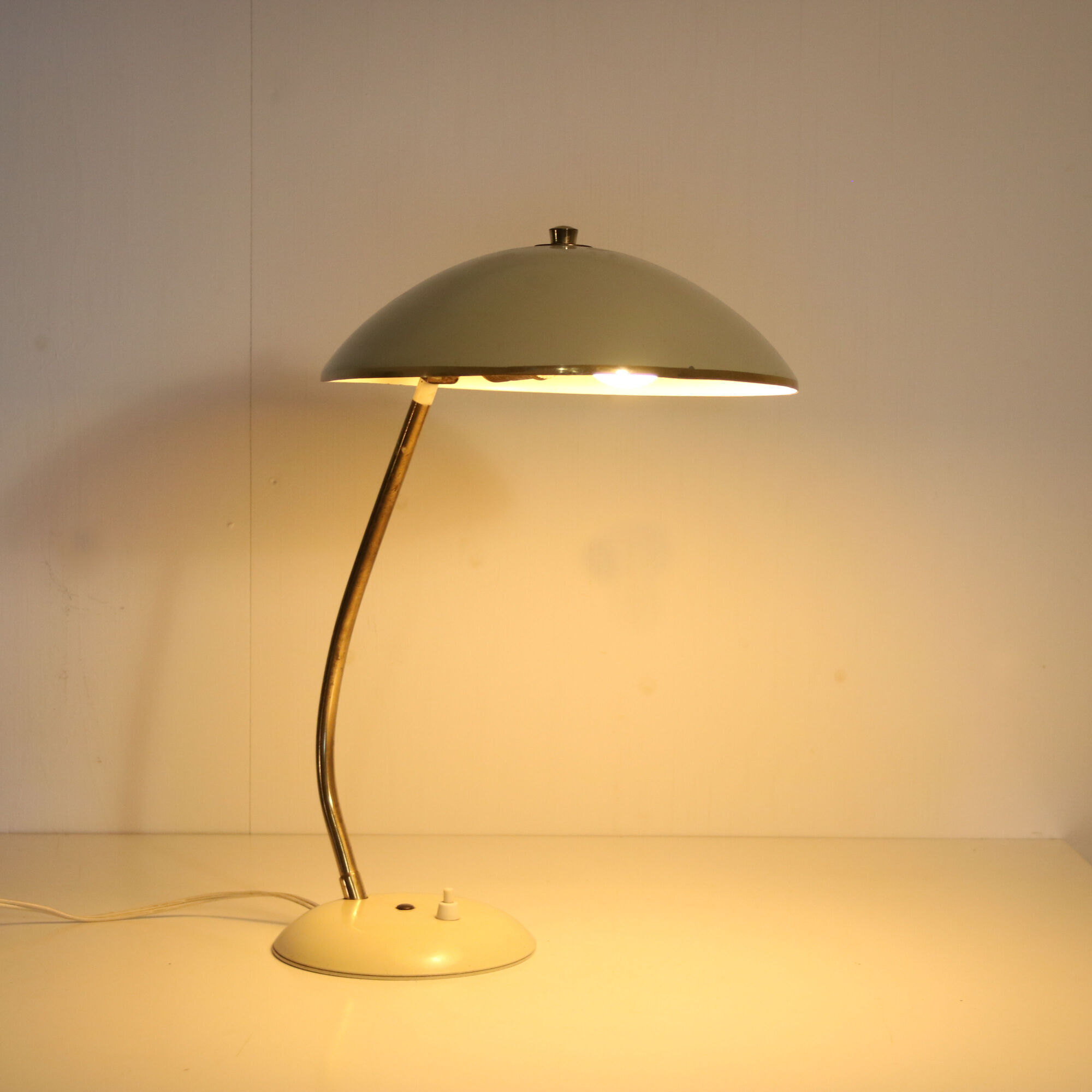 1950s Metal desk lamp from Italy