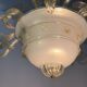 Lustre en verre de murano circa 1940 à 8 bras de lumière
