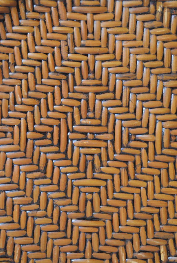 Rattan serving tray