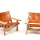 Paire de fauteuils modèle 168 par Kurt Østervig Années 1960