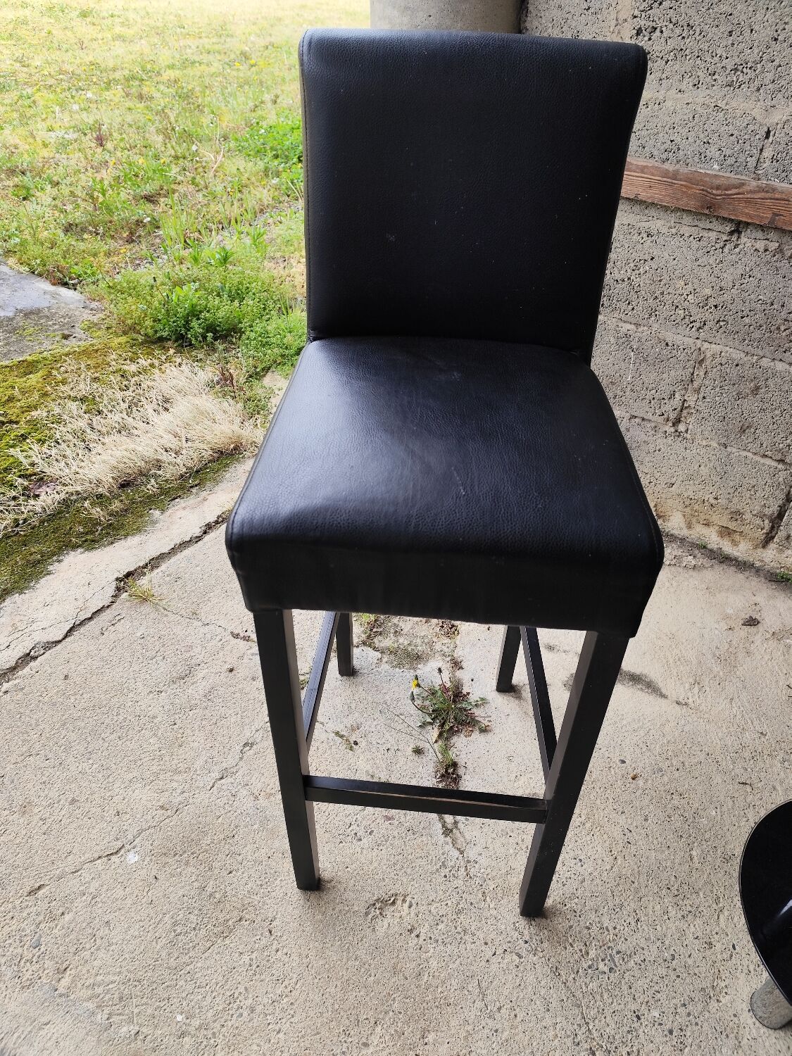 Bar cabinet with a stool