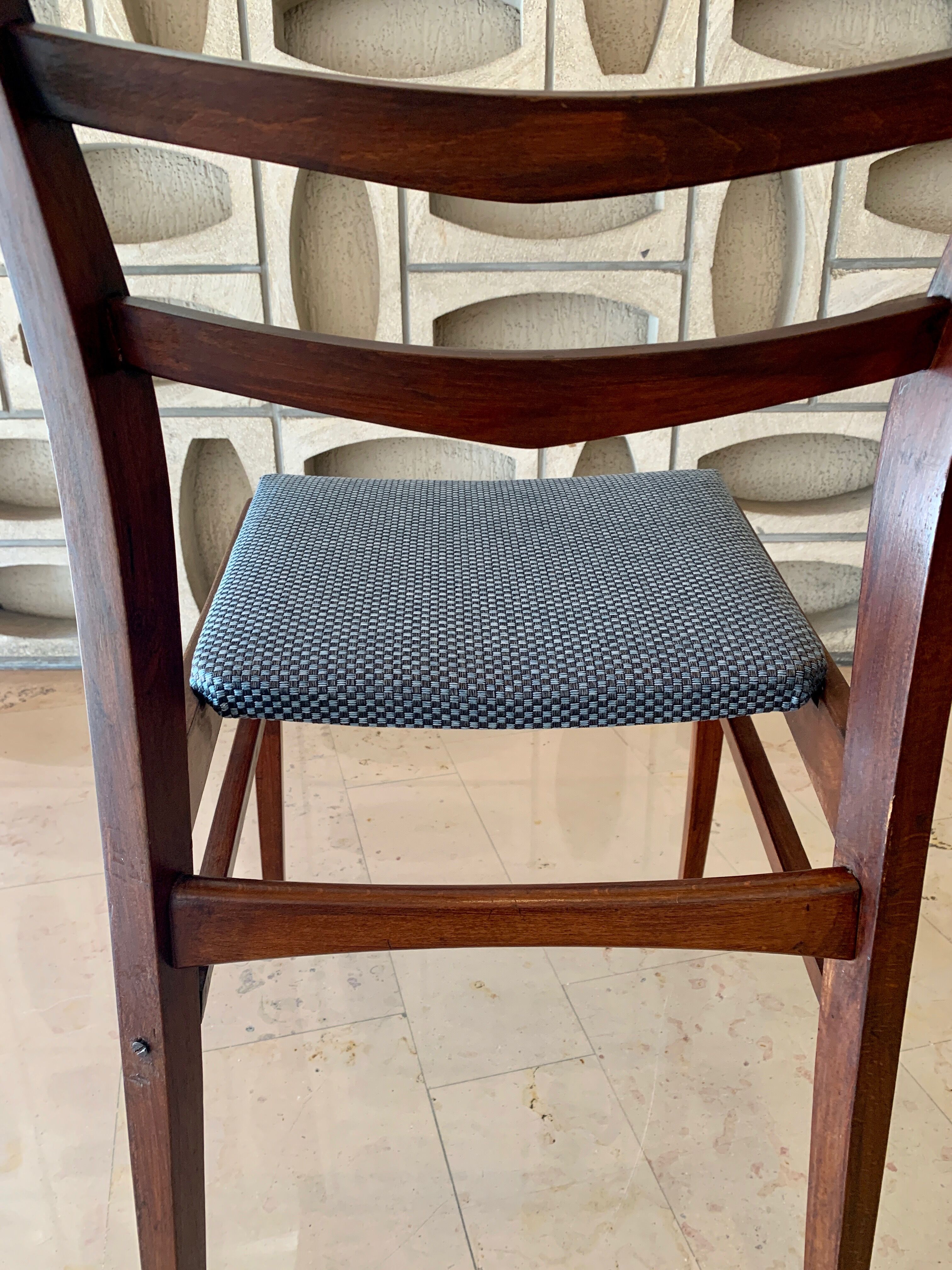 Scandinavian teak chairs and new seats