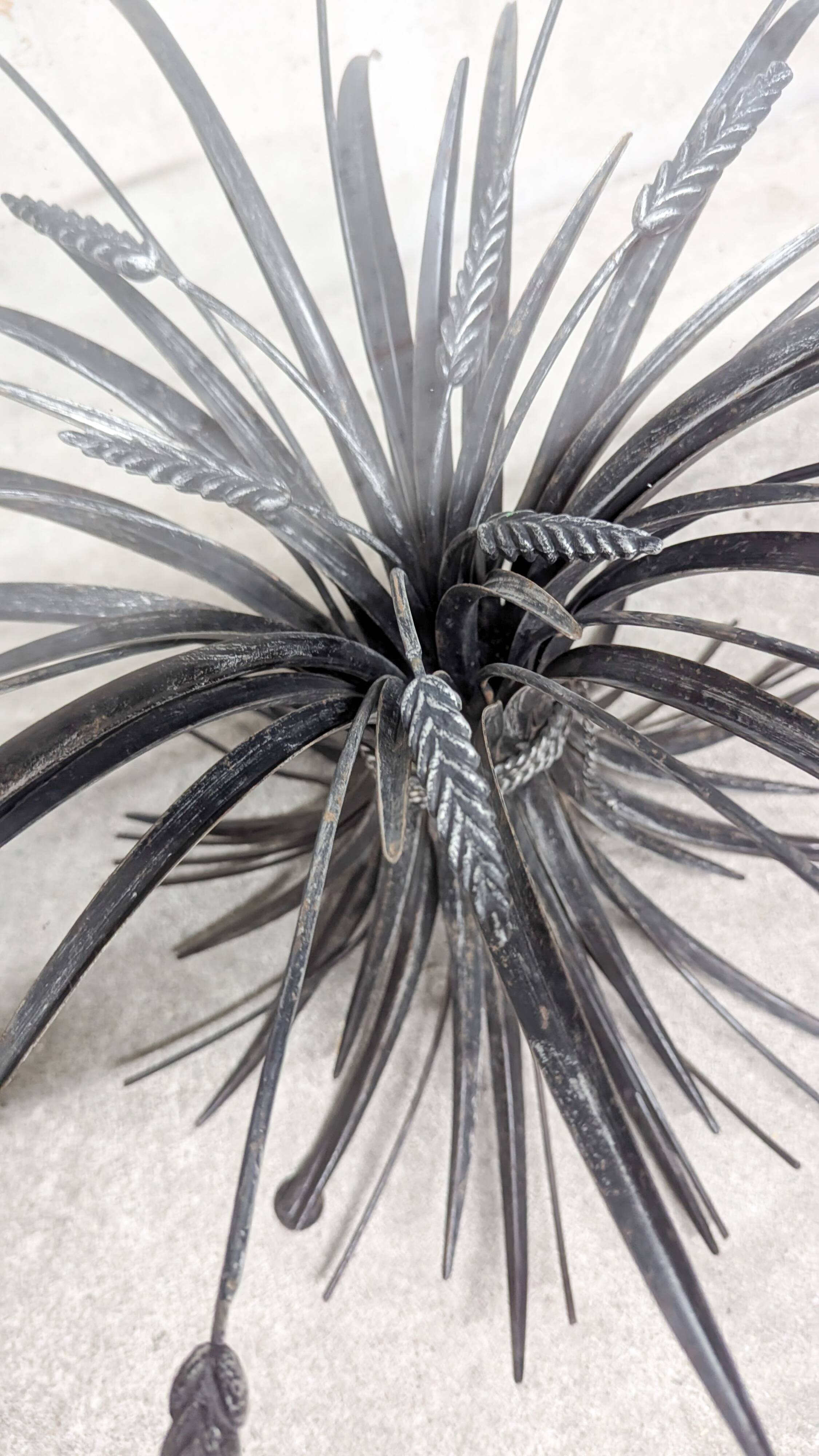 Coffee table with ears of wheat, "Coco Chanel" by Goossens, Circa 1970