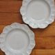 2 antique porcelain dessert plates from the late 19th century