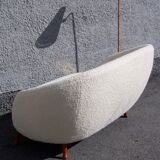 Arne Norell Curvy Soffa Produced by Westbergs Möbler, Sweden, circa 1960