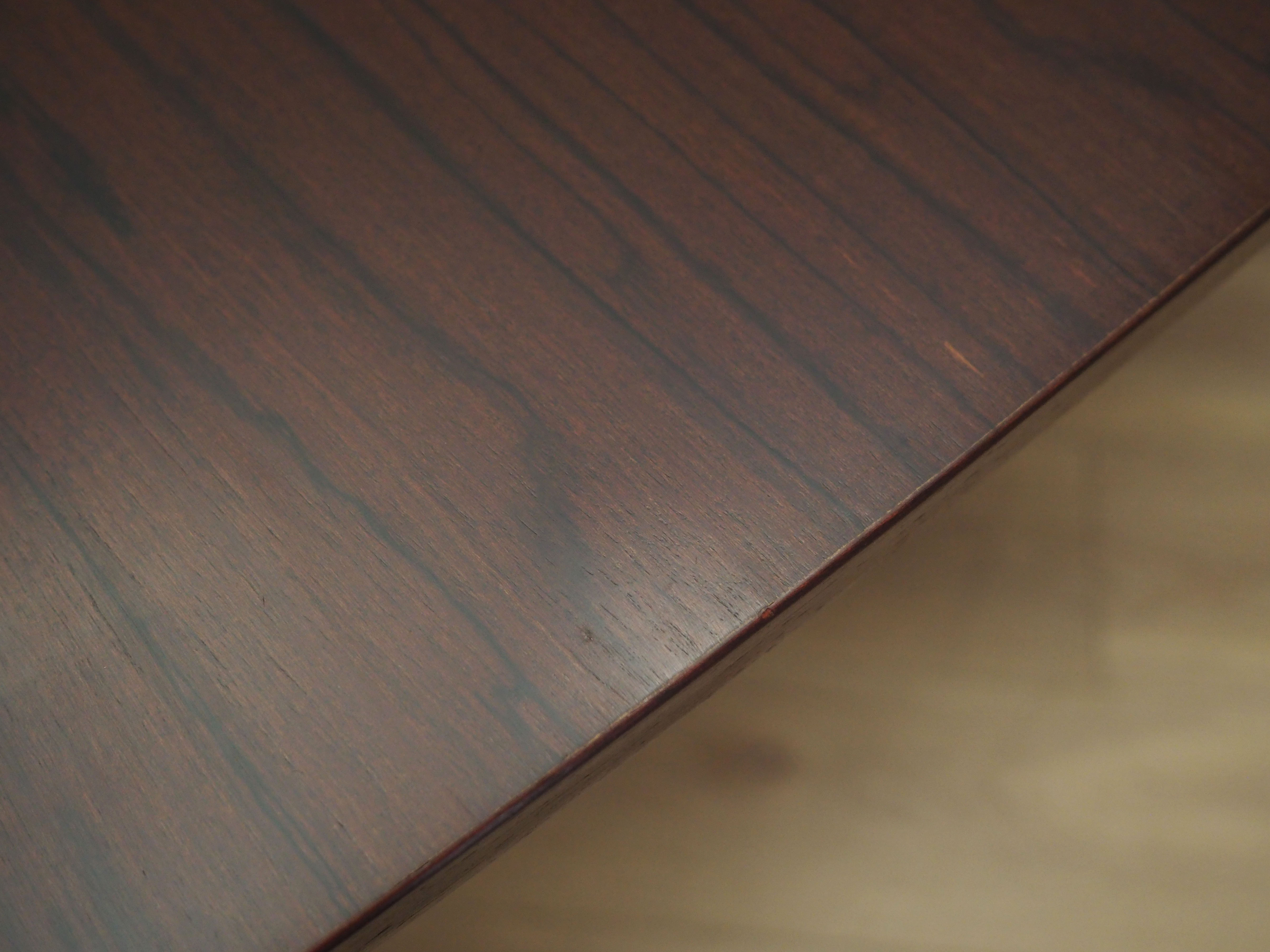 Rosewood table, Danish design, 1970s, made in Denmark