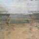 Pair of sofa ends and coffee table Pierre Vandel in altuglas