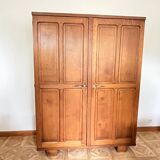 Parisian cabinet in removable raw wood