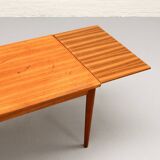 Danish extendable teak dining table by brdr furbo 1960s