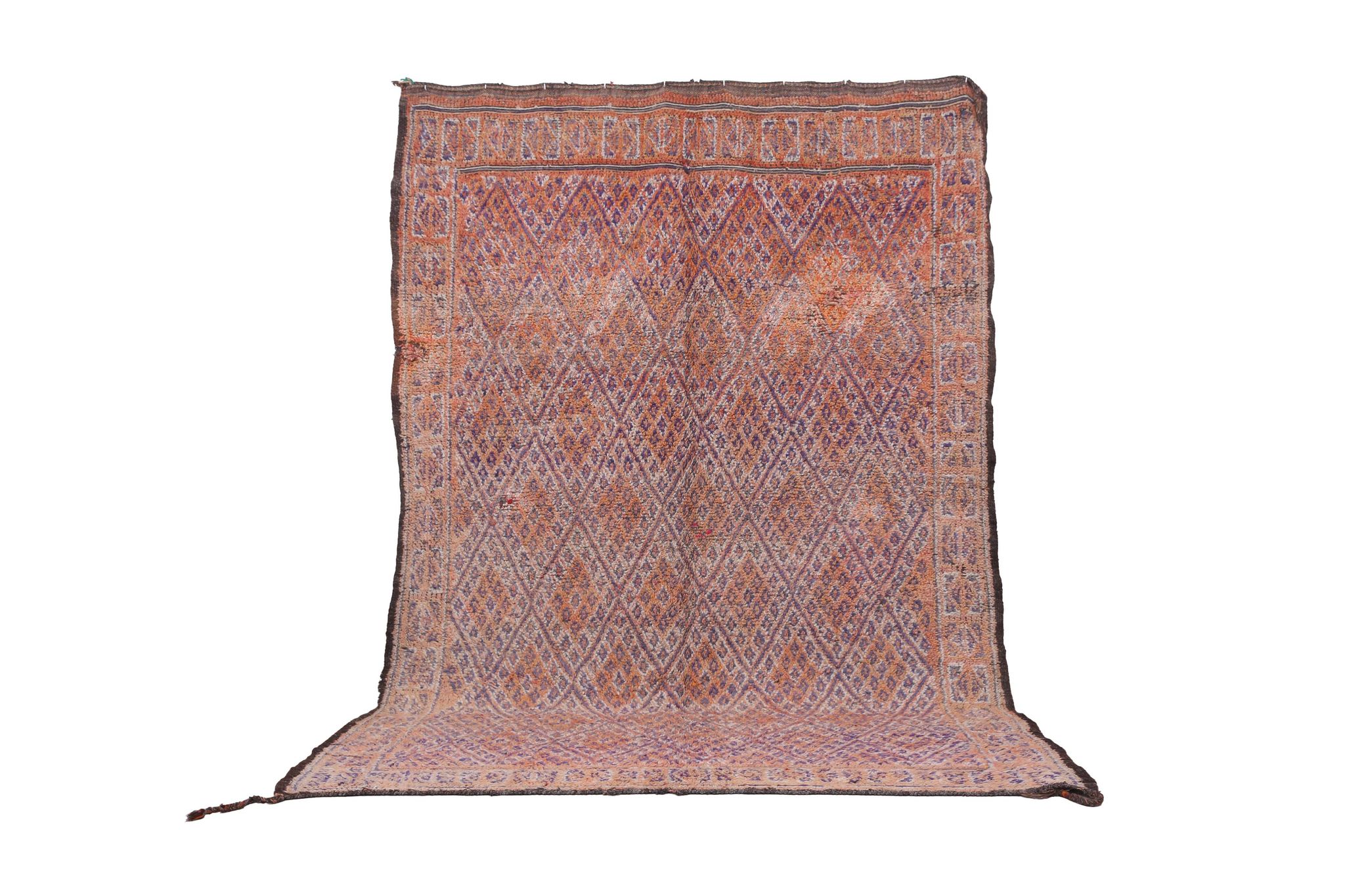 Vintage Beni Mguild Rug 201 x 301 cm - Berber Wool Rug - Handmade Boho Rug