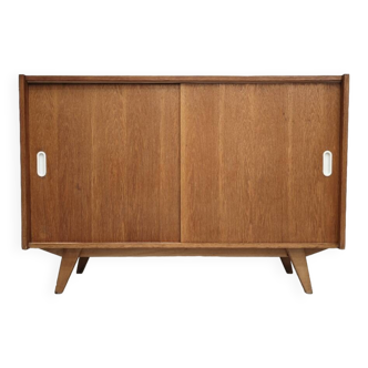 U-452 dub sideboard / chest of drawers by Jiri Jiroutek for Interier Praha 1960