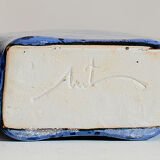 Enamelled Porcelain Vase, signed