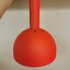 Vintage Orange Chrome Pendant Light: 1970s Space Age Lamp