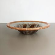 German Glass Bowl by Karl Wiedmann for WMF Ikora, 1930s Baushaus Art Deco