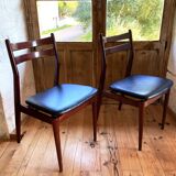 Pair of Scandinavian chairs 60s