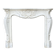 Louis XV style fireplace in Arabescato marble, circa 1980.
