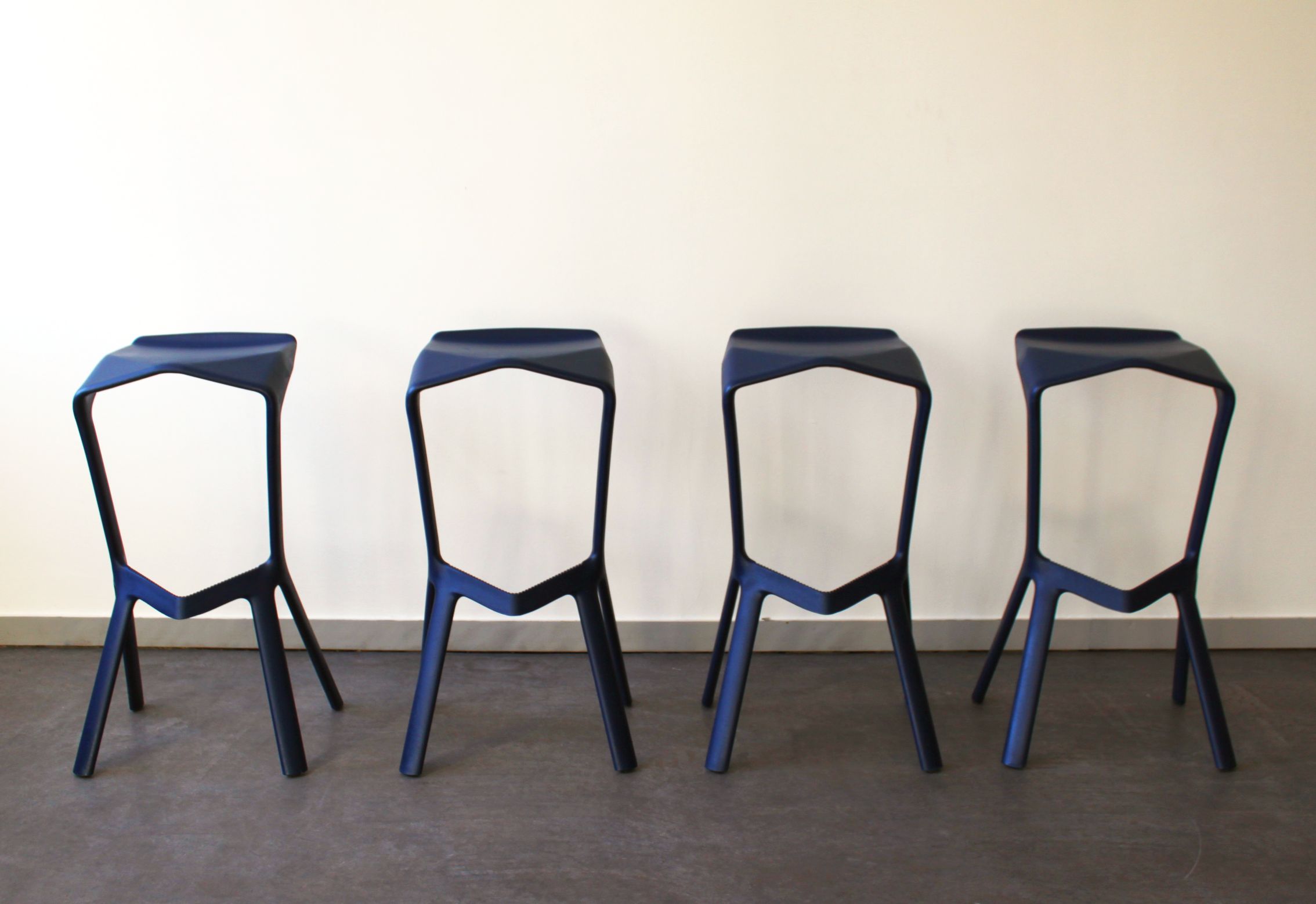 Pair of Miura stools by Konstantin Grcic for Plank, Italy
