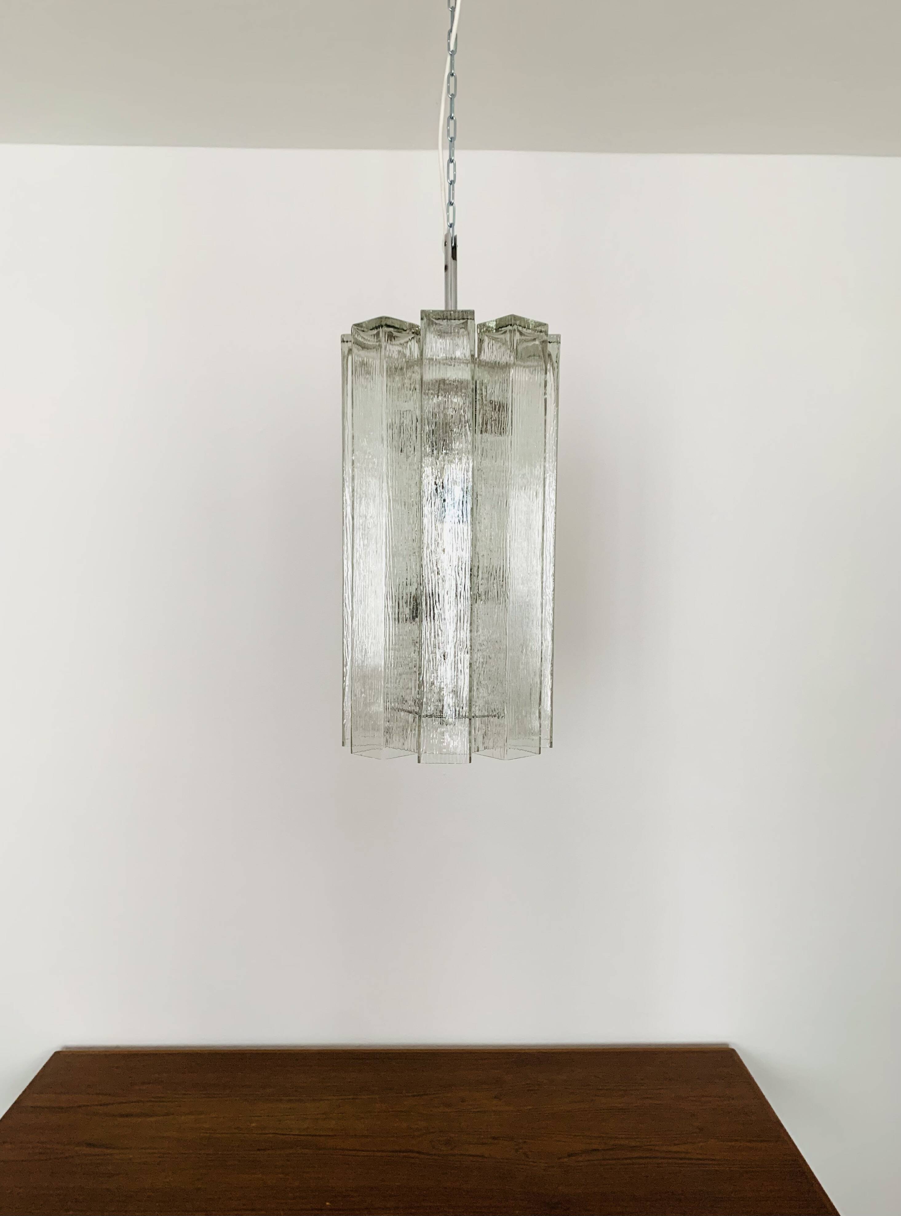 Large Crystal Glass Chandelier by Doria
