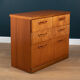 Restored Teak 1960s Retro 2 Drawer Over 3 Chest Of Drawers By Meredew