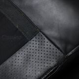 Fauteuil Cab 423 en cuir noir par Mario Bellini pour Cassina