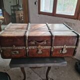 Leather trunk