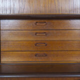 Danish design buffet with sliding doors by Poul Jessen, 1960's