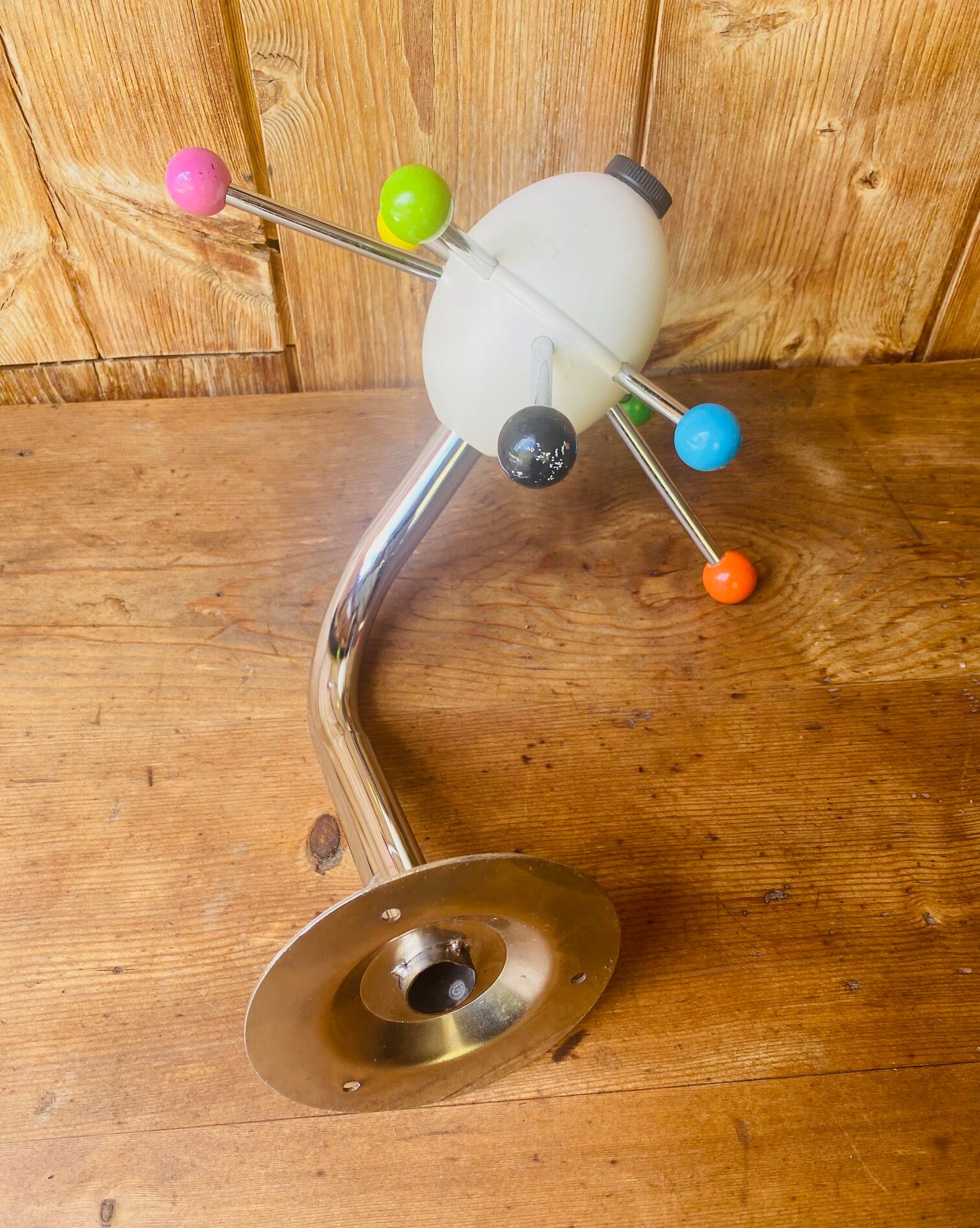 Sputnik wall coat rack from the 70s