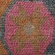 Pink Brown Modern Oushak Runner Rug, 75x352Cm
