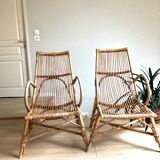 Fauteuils en rotin