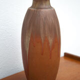 Vintage flamed stoneware vase, Denbac vase