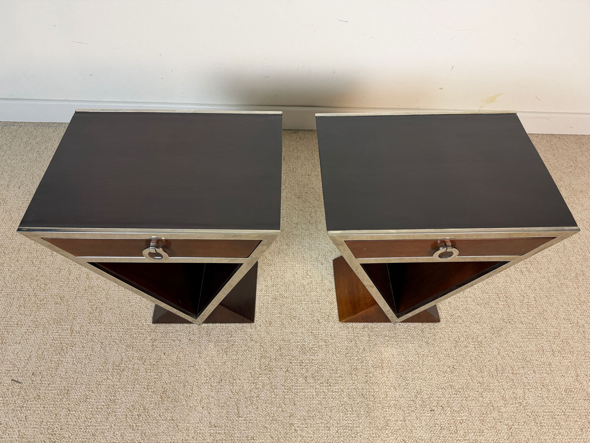 Art Deco Bedside Tables "Louvre" – Maison Saulaie